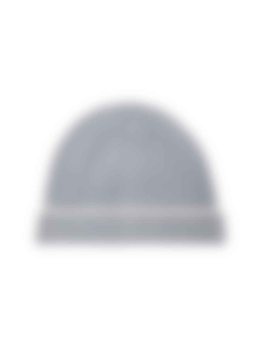 BRUNELLO CUCINELLI Small Grey Ribbed Beanie