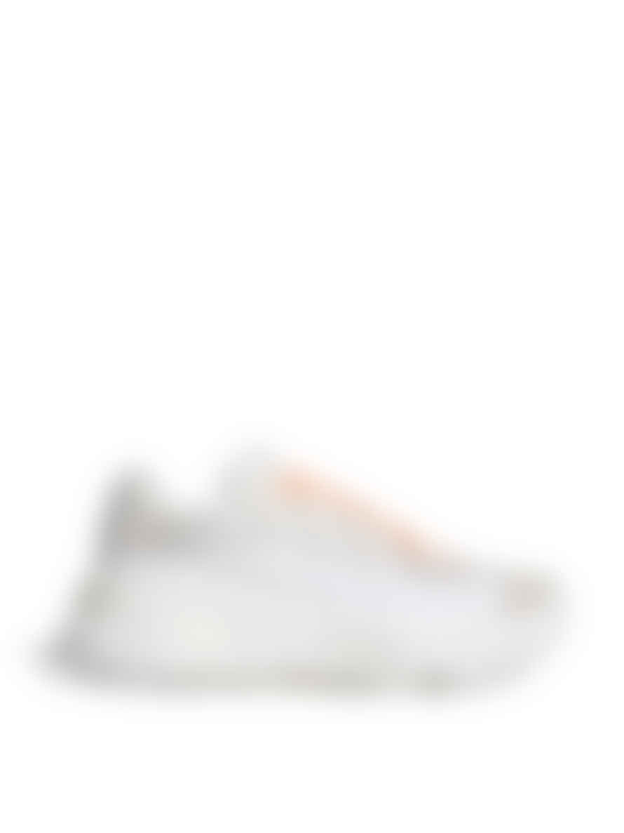 Adidas Cloud White and Beam Orange Oznova Runners Sneakers