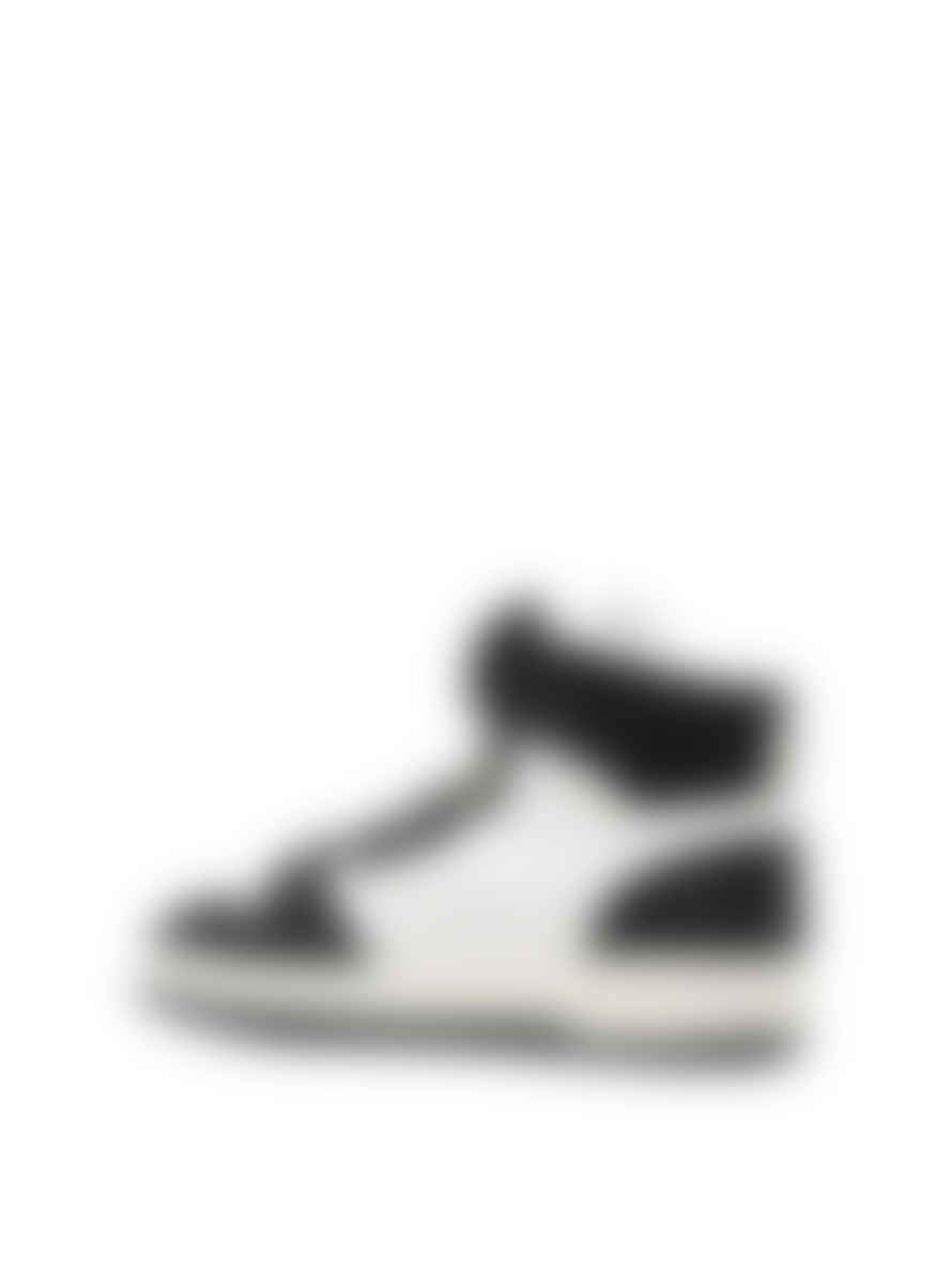 Axel Arigato Black and White Dice Hi High Top Sneakers