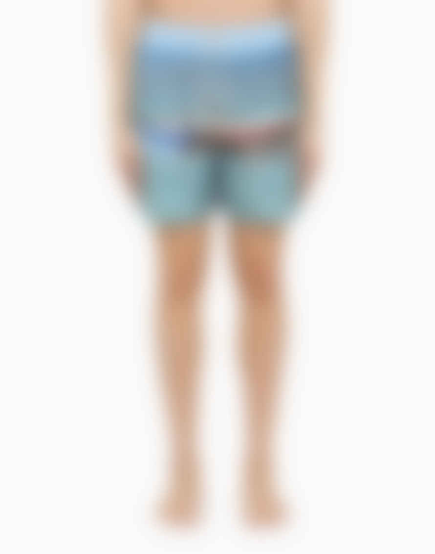 Palm Angels Multicolor Getty Speedyboat Logo Swim Shorts