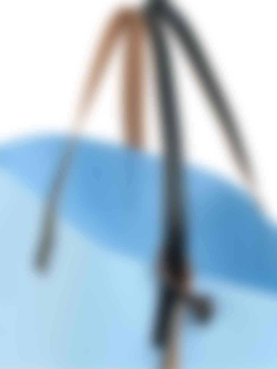 Marni Blue Tribeca Logo Tote Bag