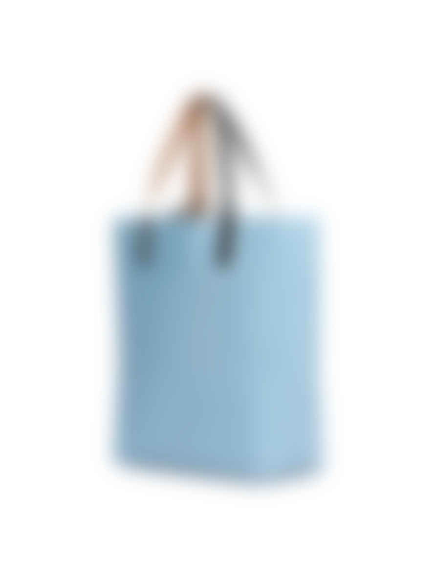 Marni Blue Tribeca Logo Tote Bag