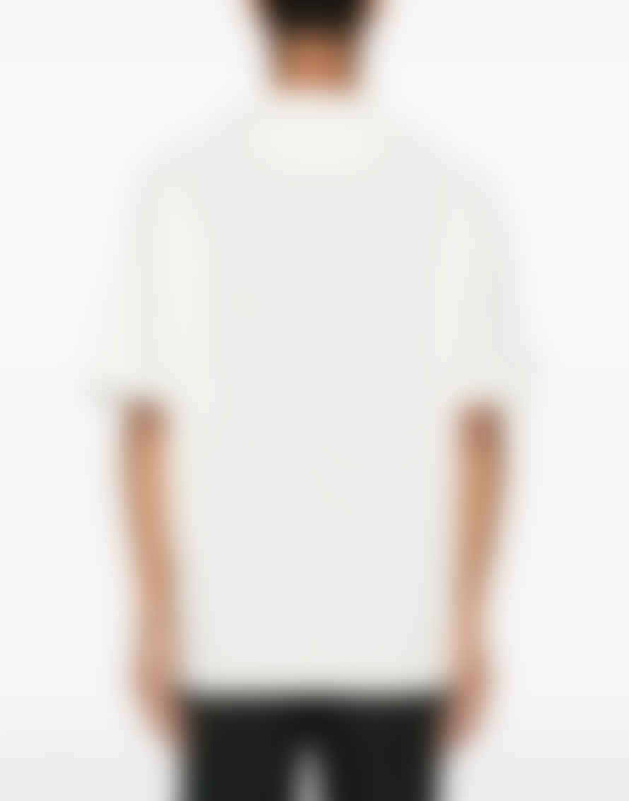 Y-3 White 3 Stripes Logo T Shirt