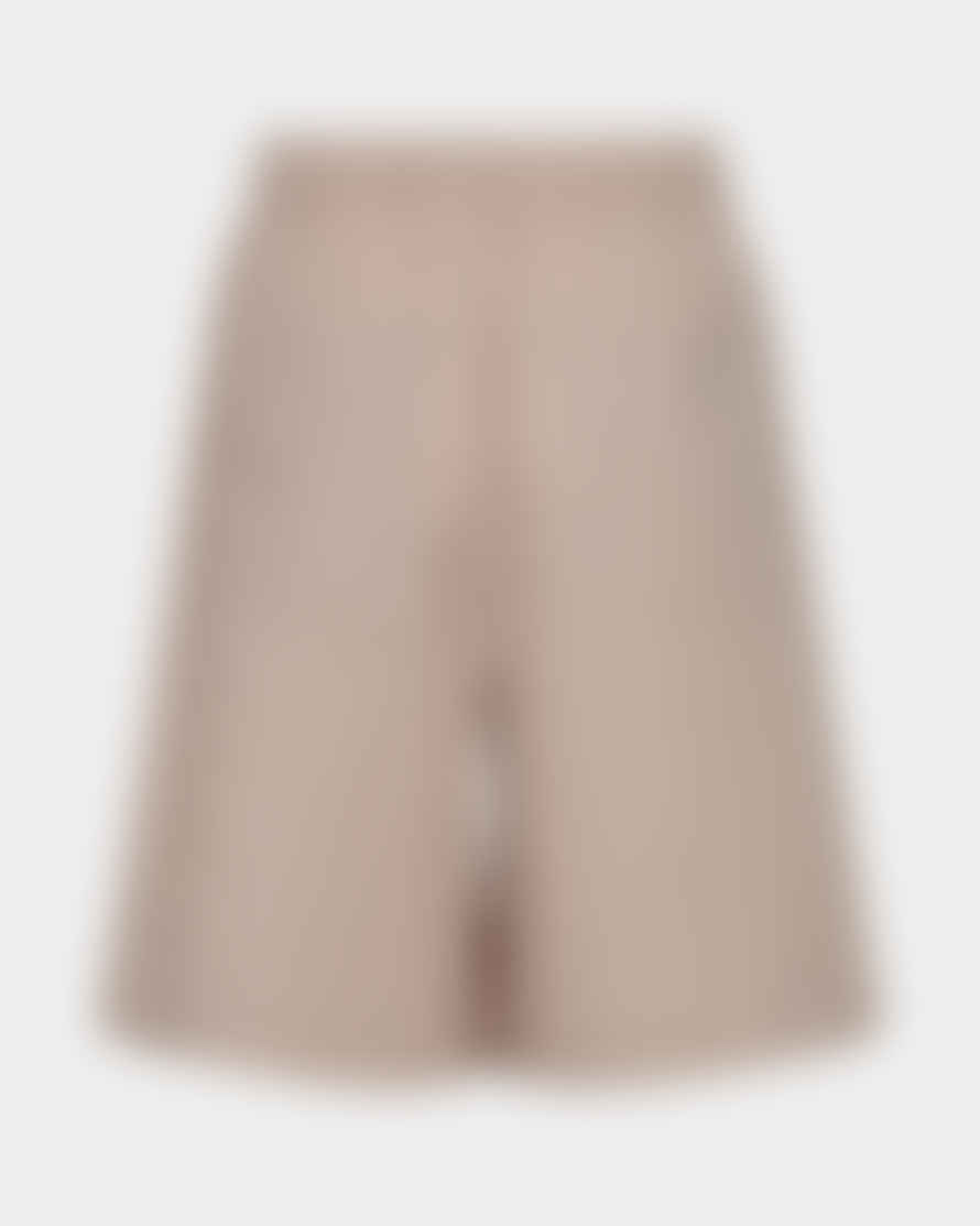 SOFIE SCHNOOR Striped Shorts In Rosy Brown