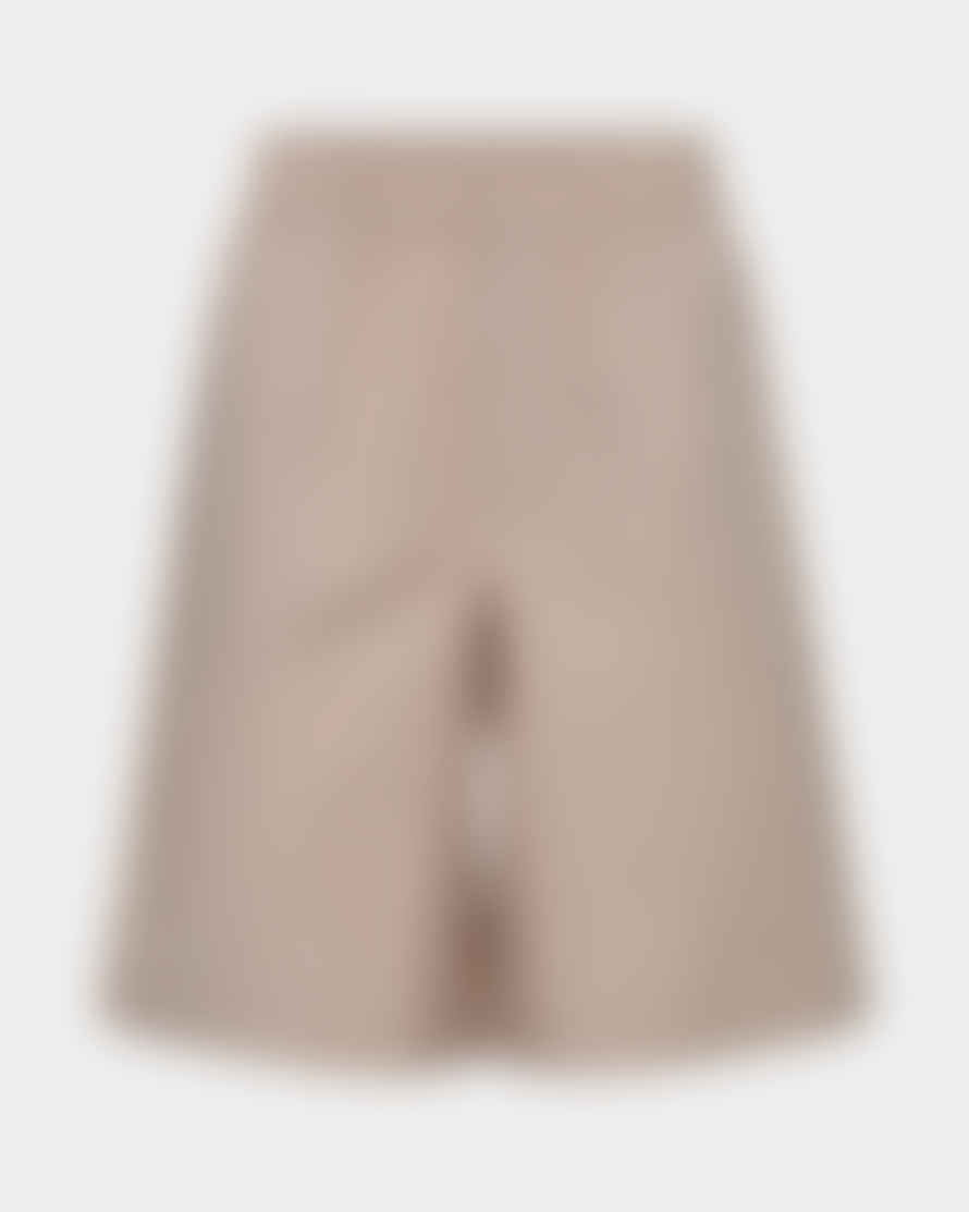 SOFIE SCHNOOR Striped Shorts In Rosy Brown