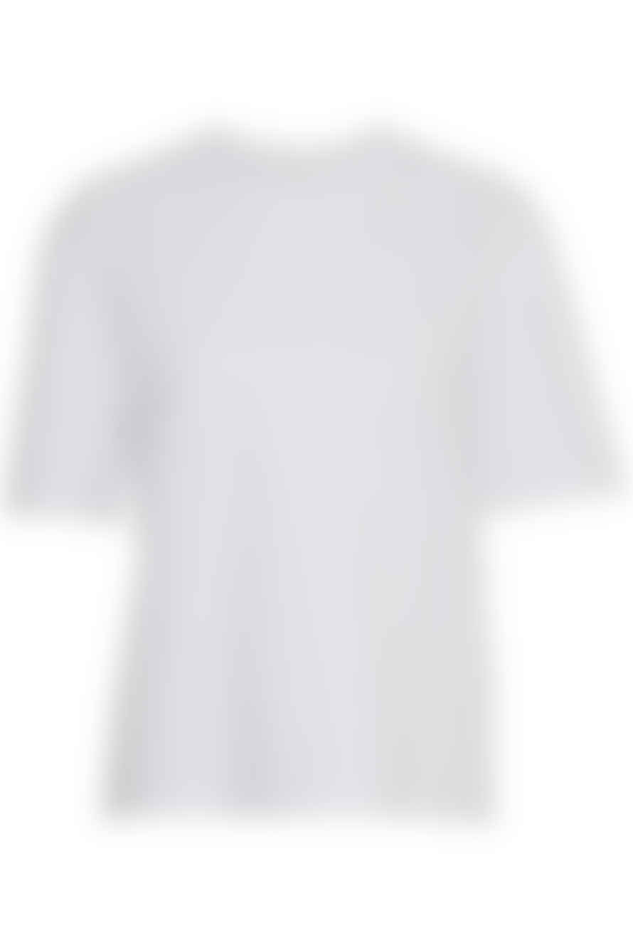 b.young Trollo Crew Neck Tshirt In Optical White