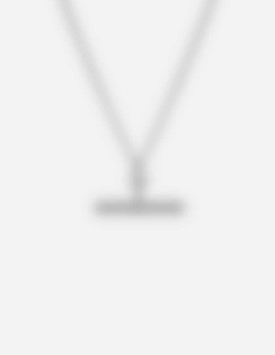 Nordic Muse Silver T-bar Chain Necklace