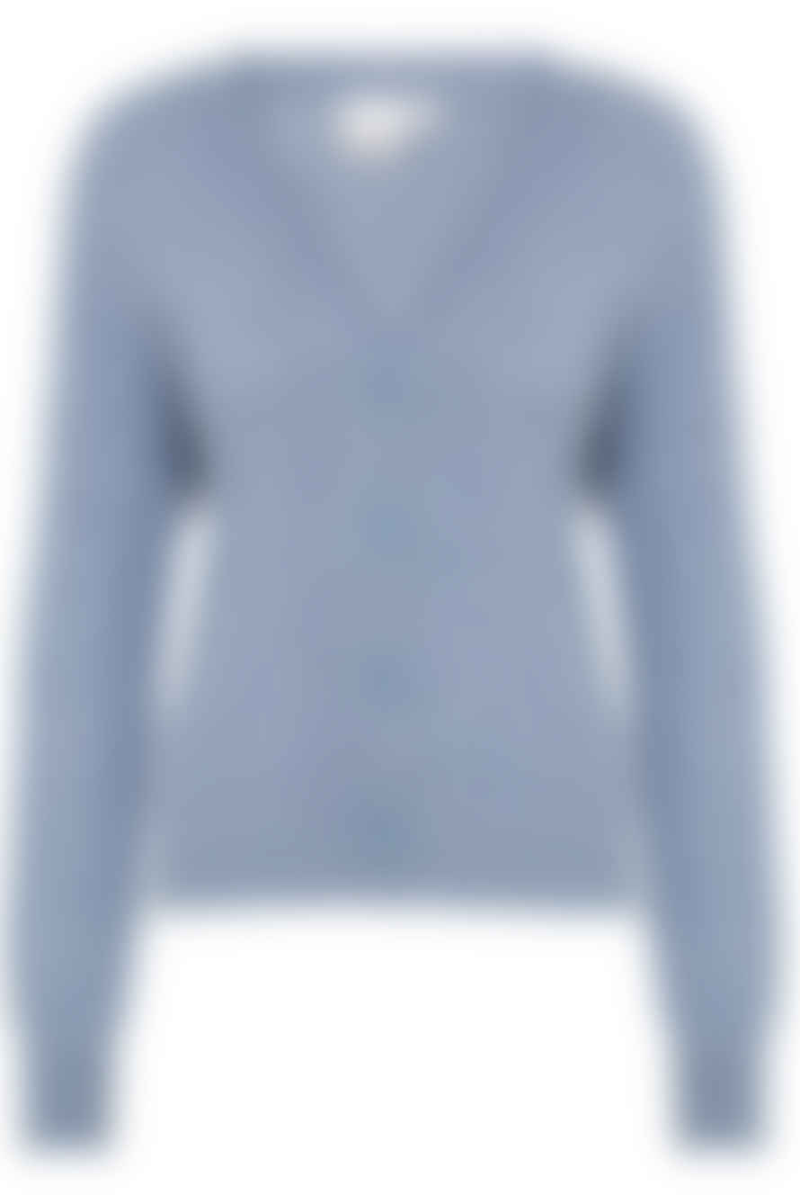 ICHI Ihkamara Blue Mirage Knit Cardigan