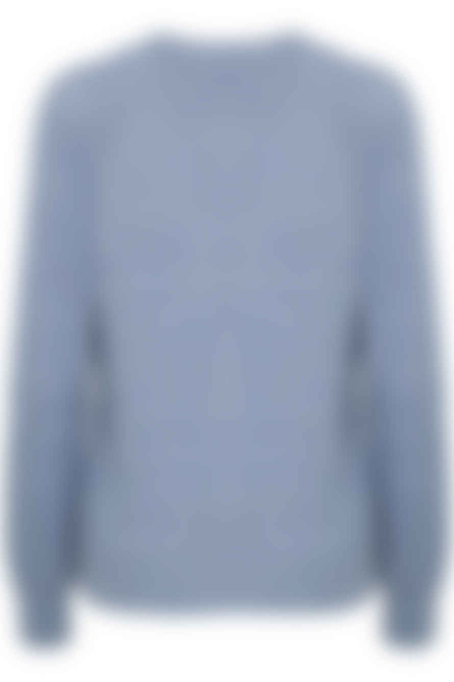 ICHI Ihkamara Blue Mirage Knit Cardigan