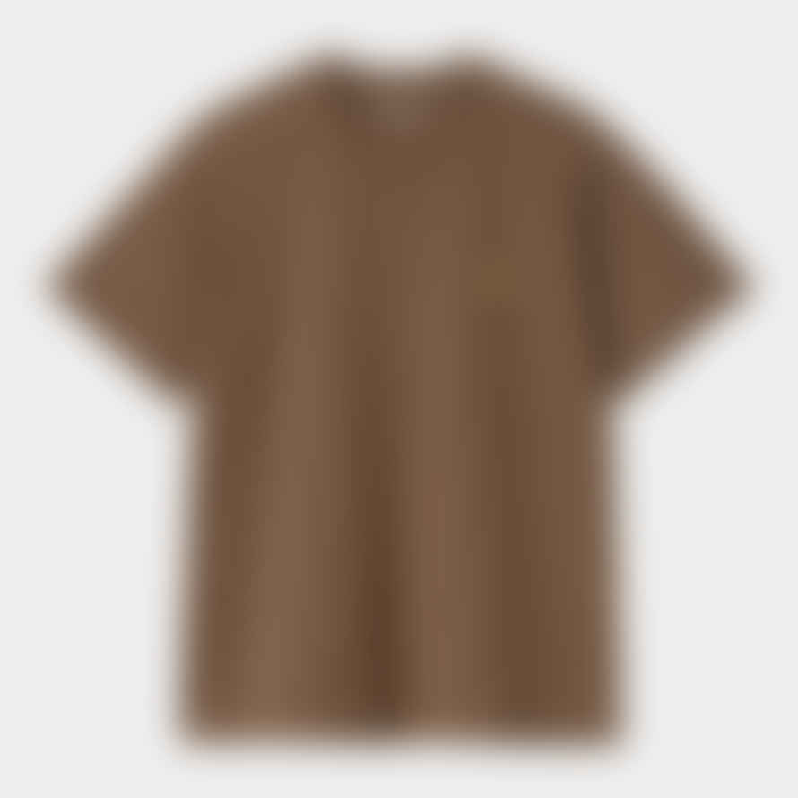 Carhartt WIP  T-Shirt Chase Chocolate / Gold