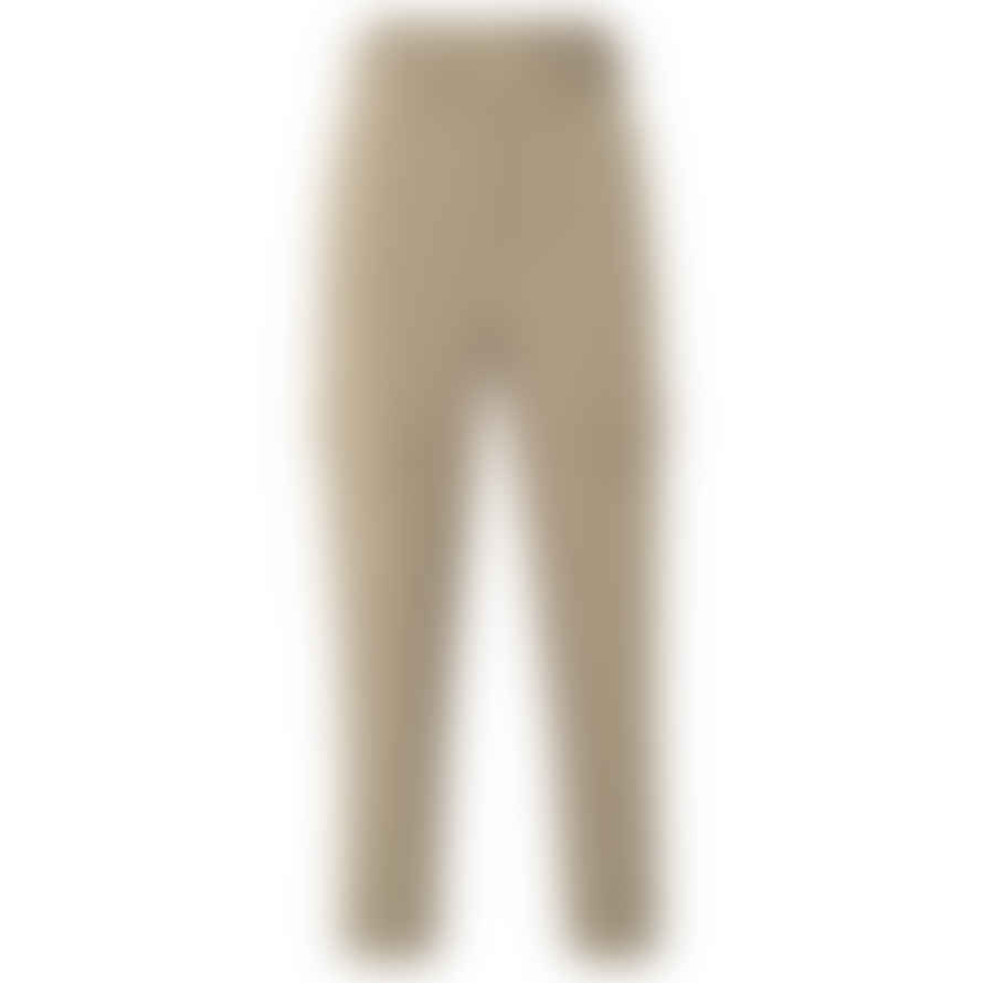 Yaya Beige Belt Zip Fly and Pockets High Waisted Cargo Trousers