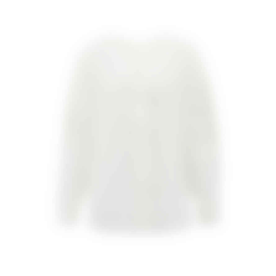 Yaya  Off White Long Detailed Sleeves V Neck Blouse