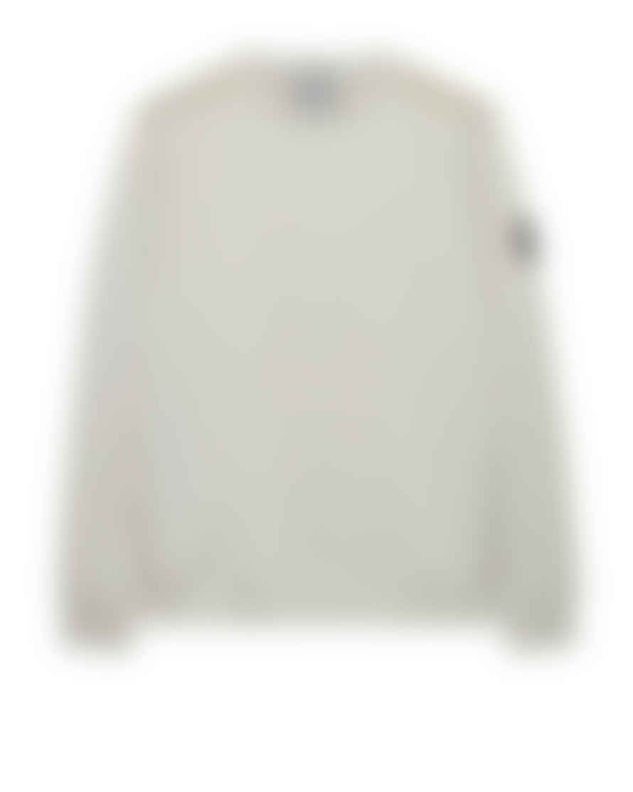 Weekend Offender F Bomb Crew Neck Sweatshirt With Parachute Overlay In Rhino