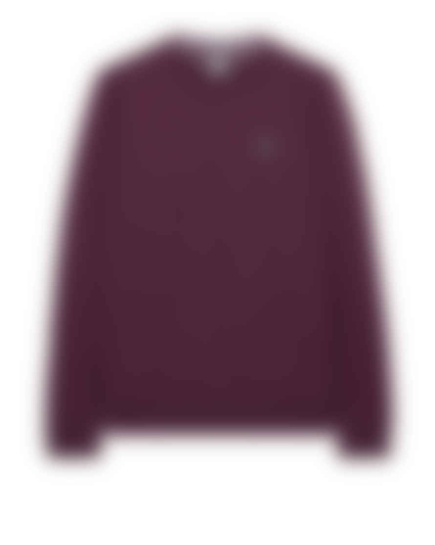 Weekend Offender Ferrer Badge Sweatshirt In Acai Berry