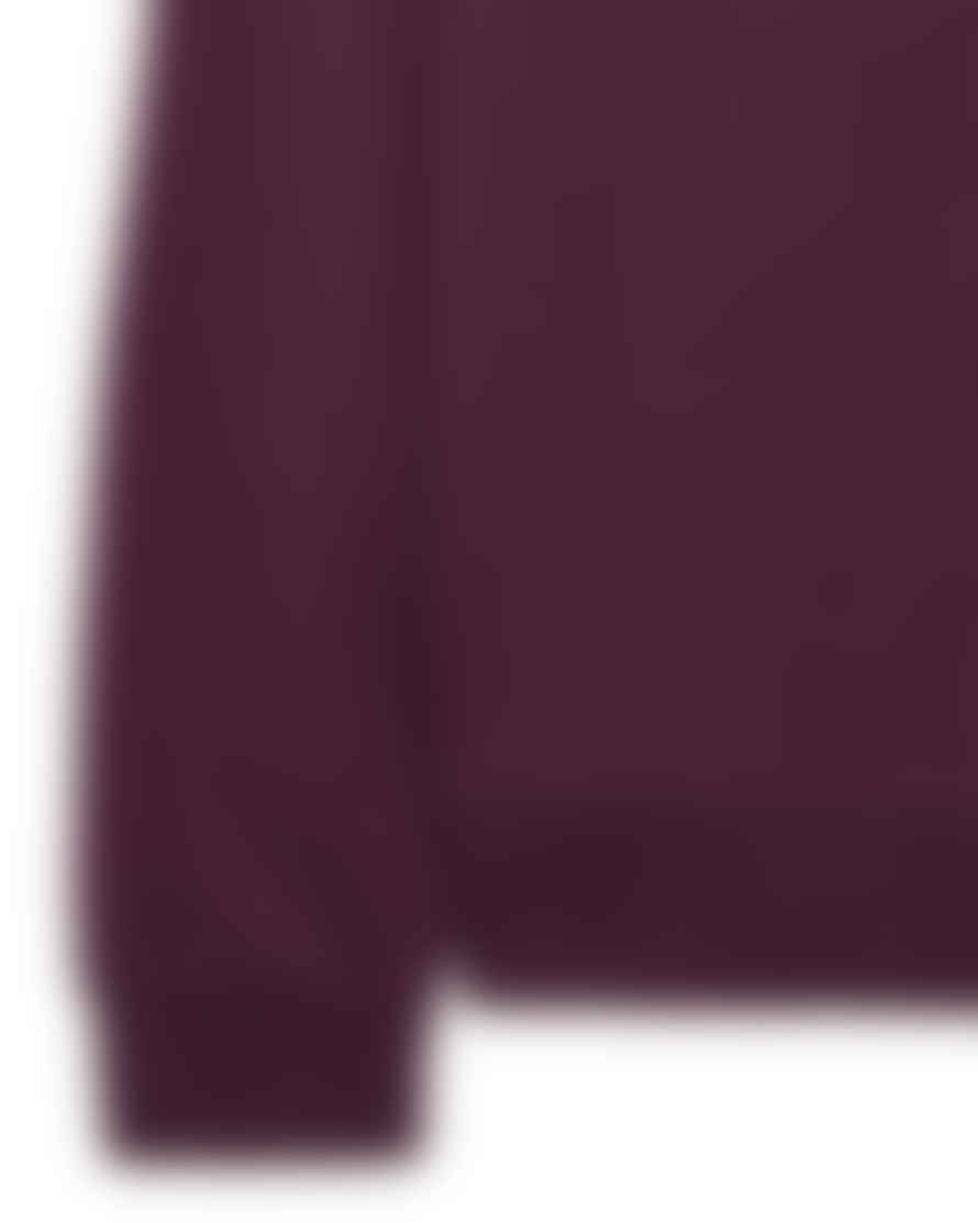 Weekend Offender Ferrer Badge Sweatshirt In Acai Berry