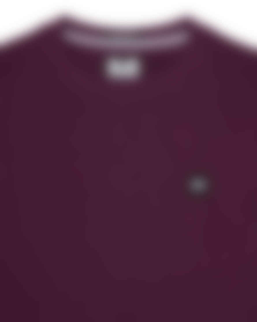 Weekend Offender Cannon Beach Badge Tee In Acai Berry