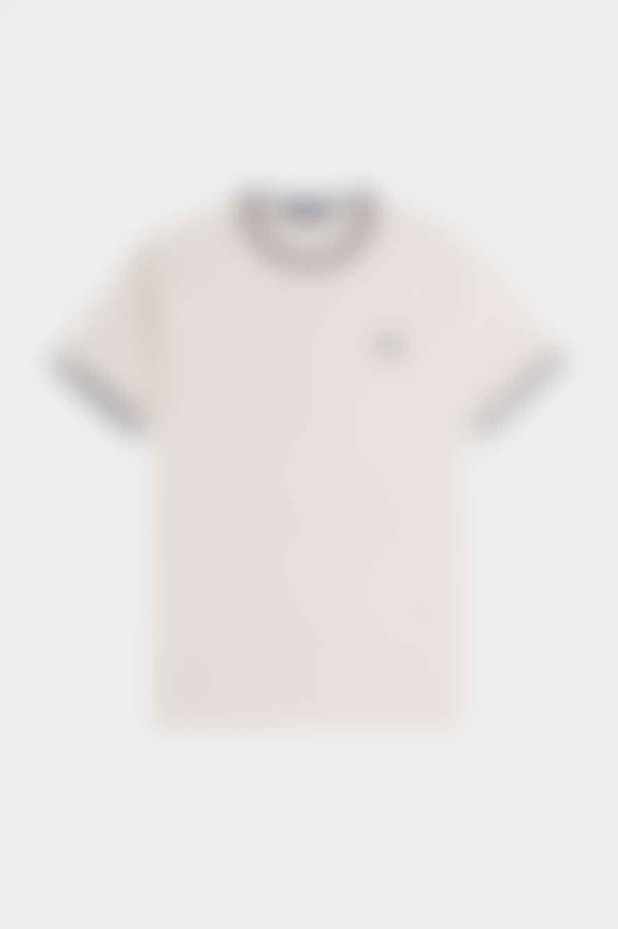 Fred Perry Fred Perry Twin Tipped T-shirt - Porridge Marl/anchor Grey