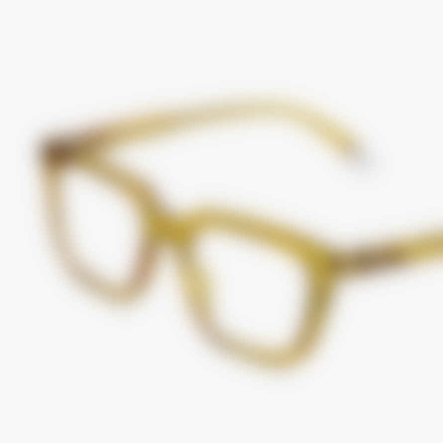 Barner Holly | Blue Light Glasses | Glossy Ecru Olive