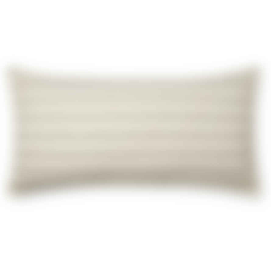 TUSKcollection Long Oblong Lincoln Cushion Stitched Stripe