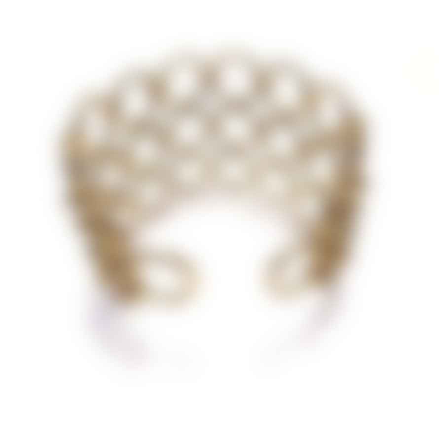 Urbiana Net "jaali" Cuff Bracelet