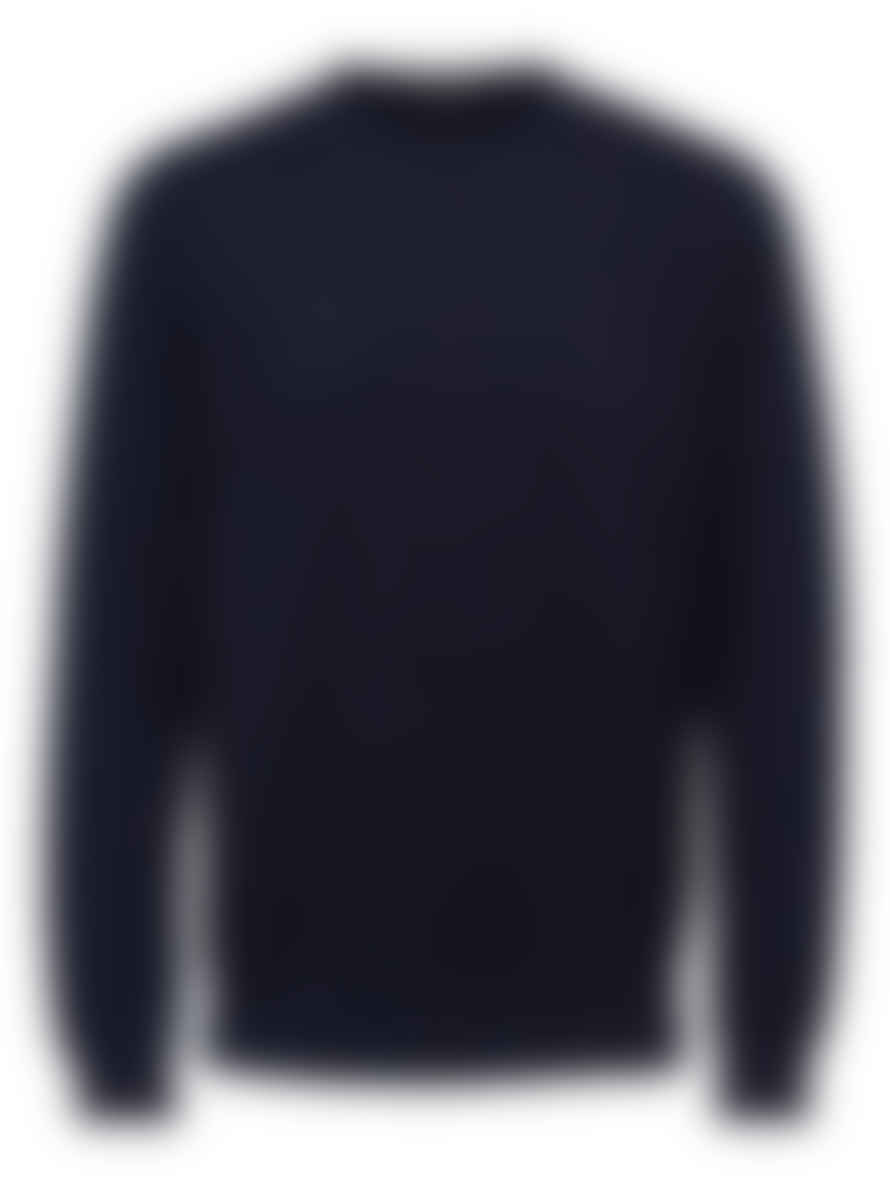 Selected Homme Slhberg Navy Blazer Crew Neck Jumper