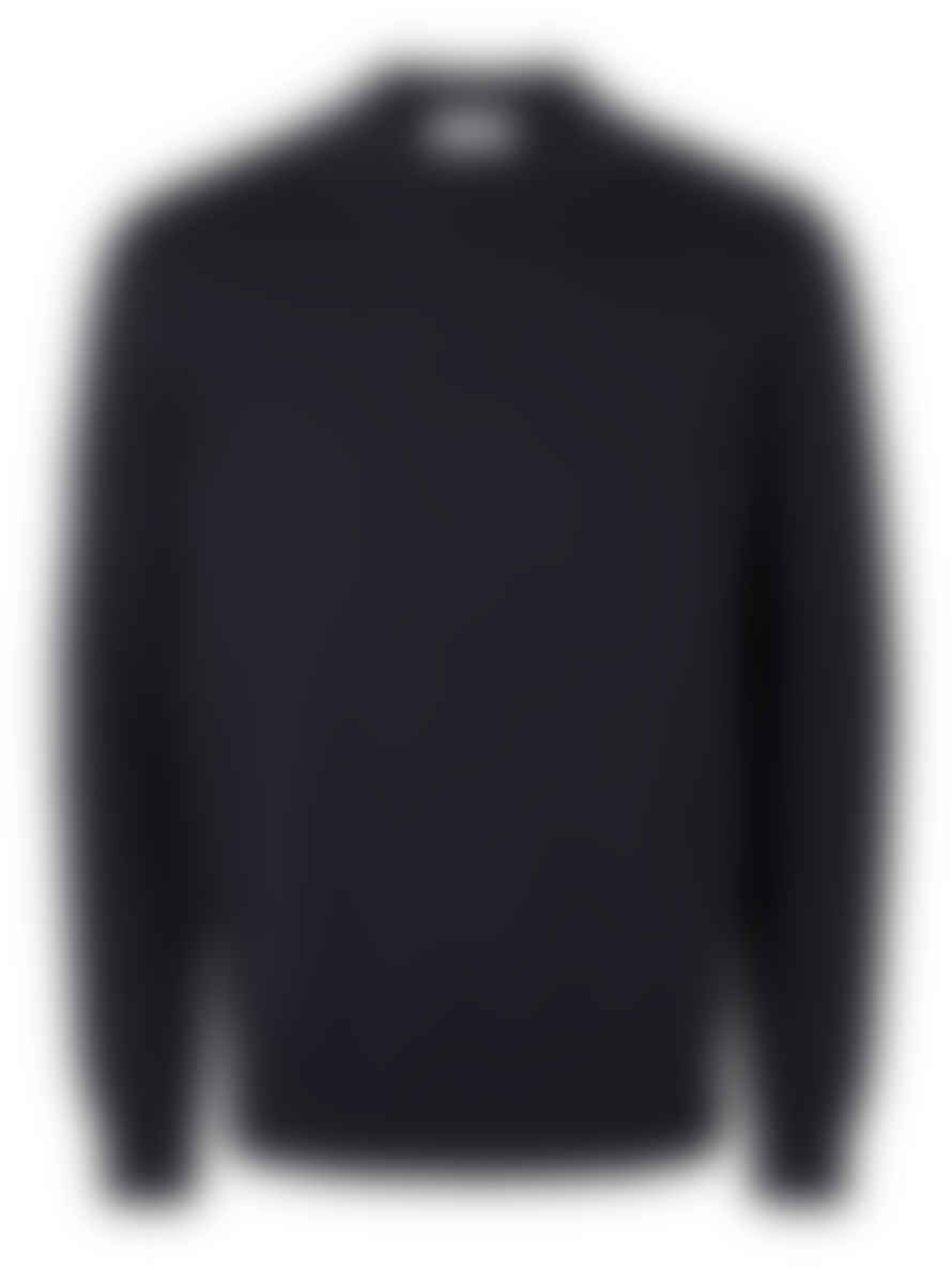 Selected Homme Slhrobert Sky Captain Knit Mock Neck Jumper