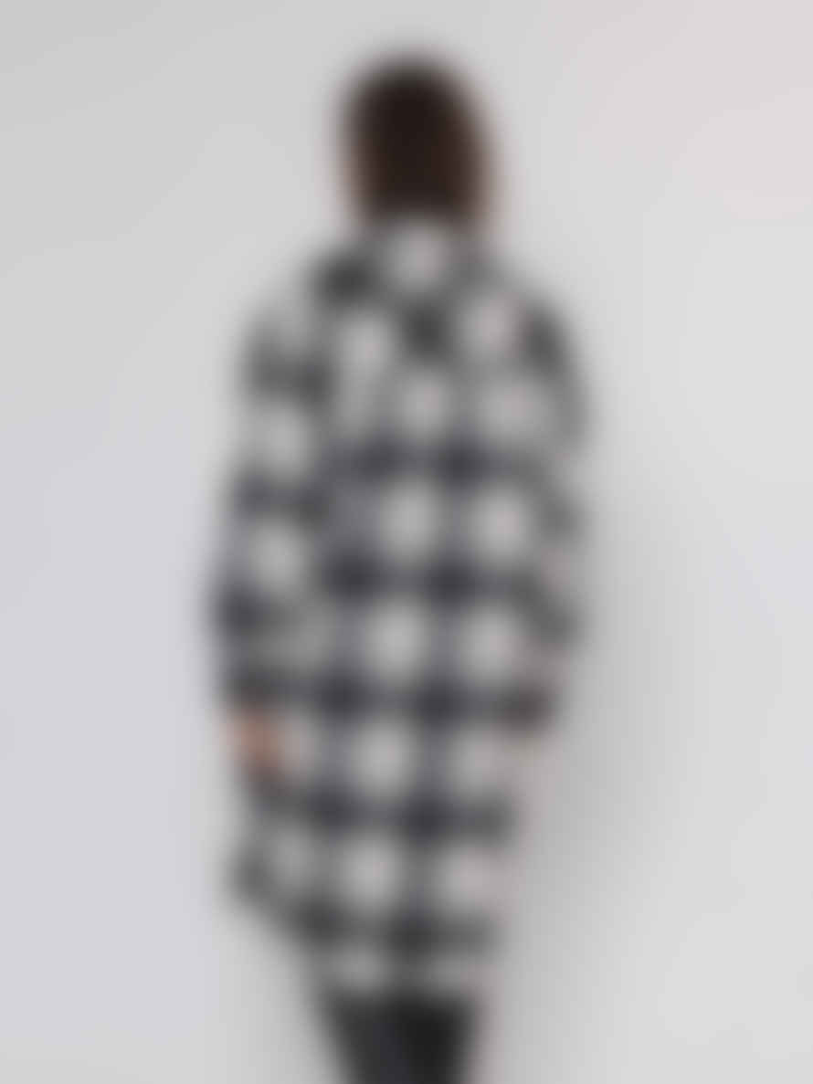 Rino and Pelle Trina Long Overshirt Snow White Check