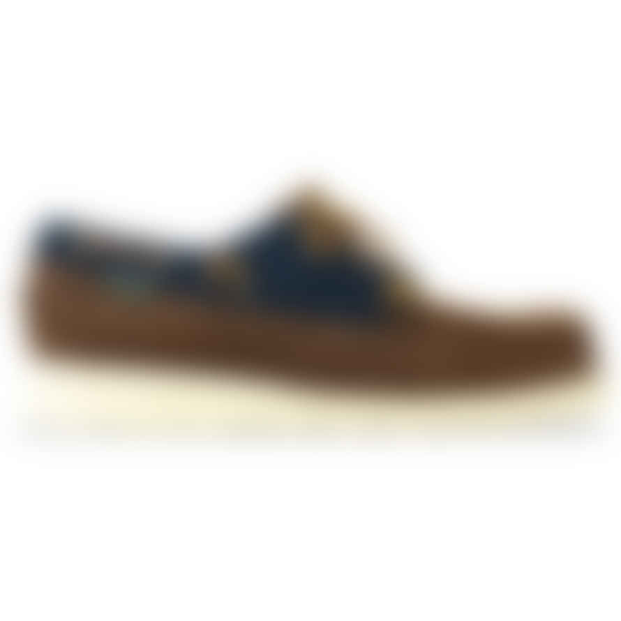 Sebago  Campsides Cayuga Shoes - Blue/navy/cognac