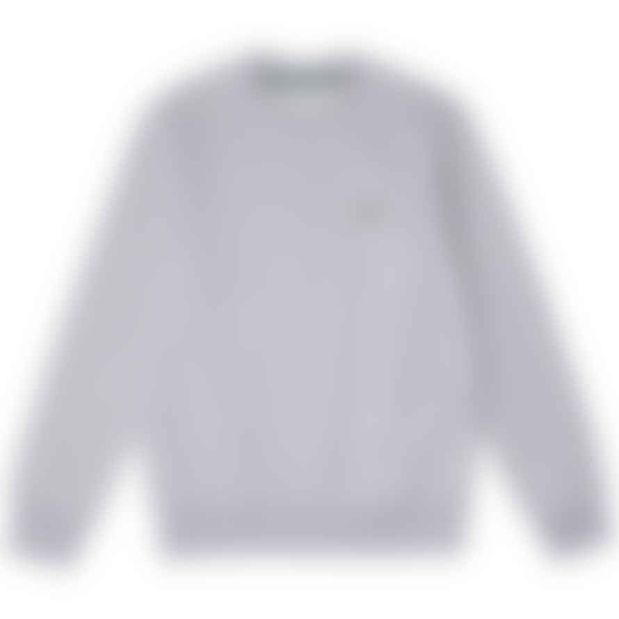 Lacoste Crew Sweat Sh9608 - Silver Chine