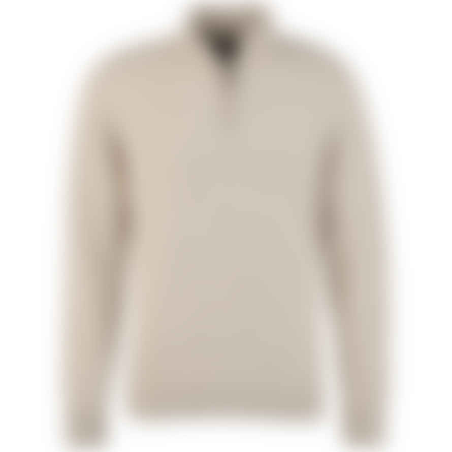 Barbour Tisbury Half Zip Sweater - Stone