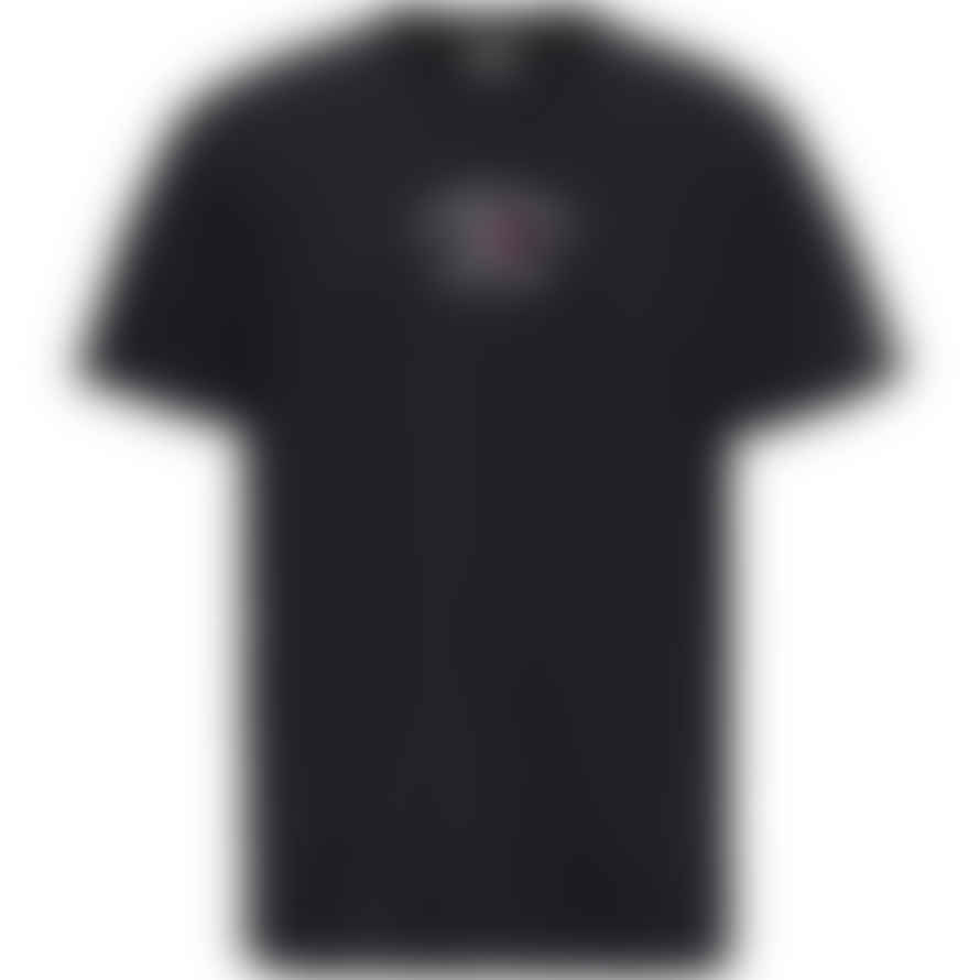 Tommy Hilfiger Tommy Jeans Timeless Flocked Flag T-shirt - Black