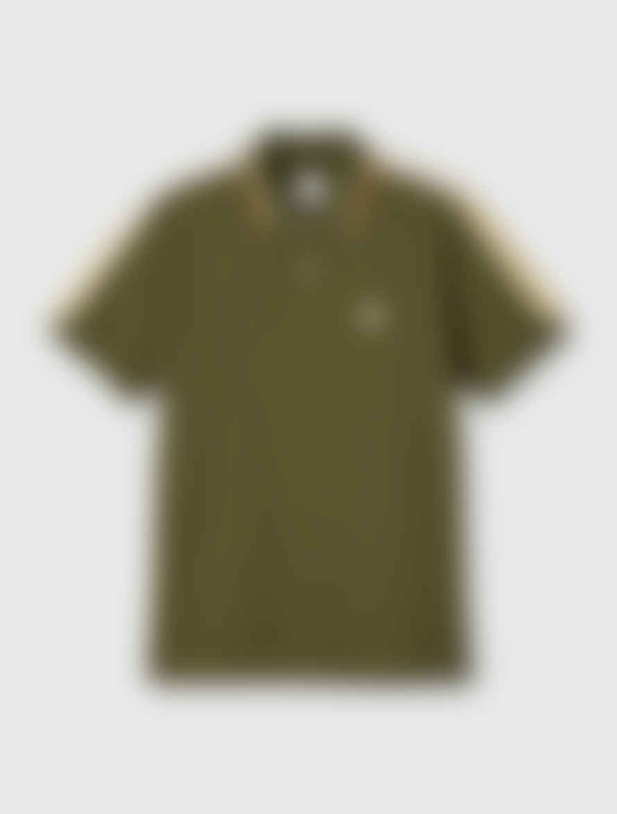 Pretty Green Pennington Tape Polo-khaki