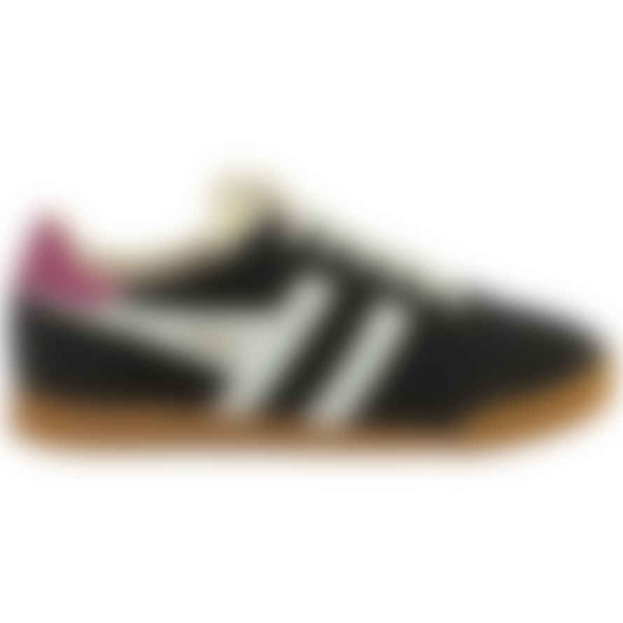 Gola Elan Trainers - Black/off White/fuchsia