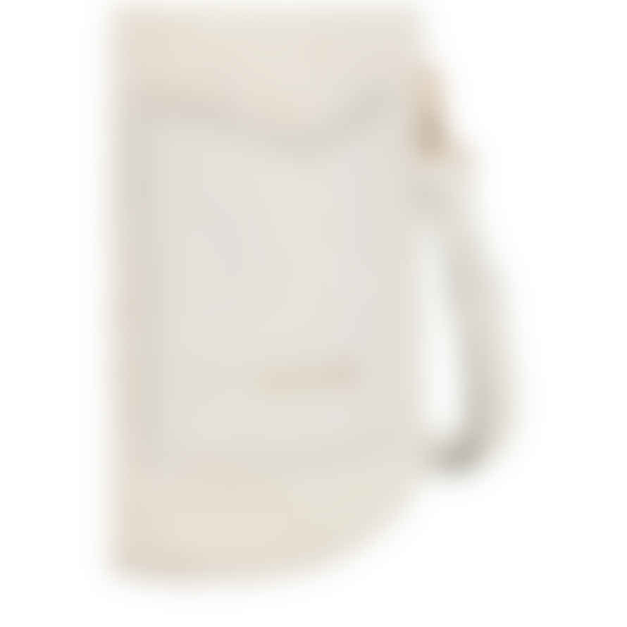 Every Other 12038 Drawstring Cylinder Sherpa Bag In White