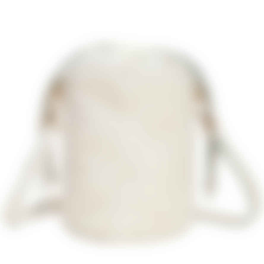 Every Other 12038 Drawstring Cylinder Sherpa Bag In White