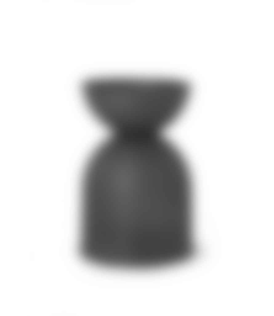 Ferm Living Large Black Hourglass Pot