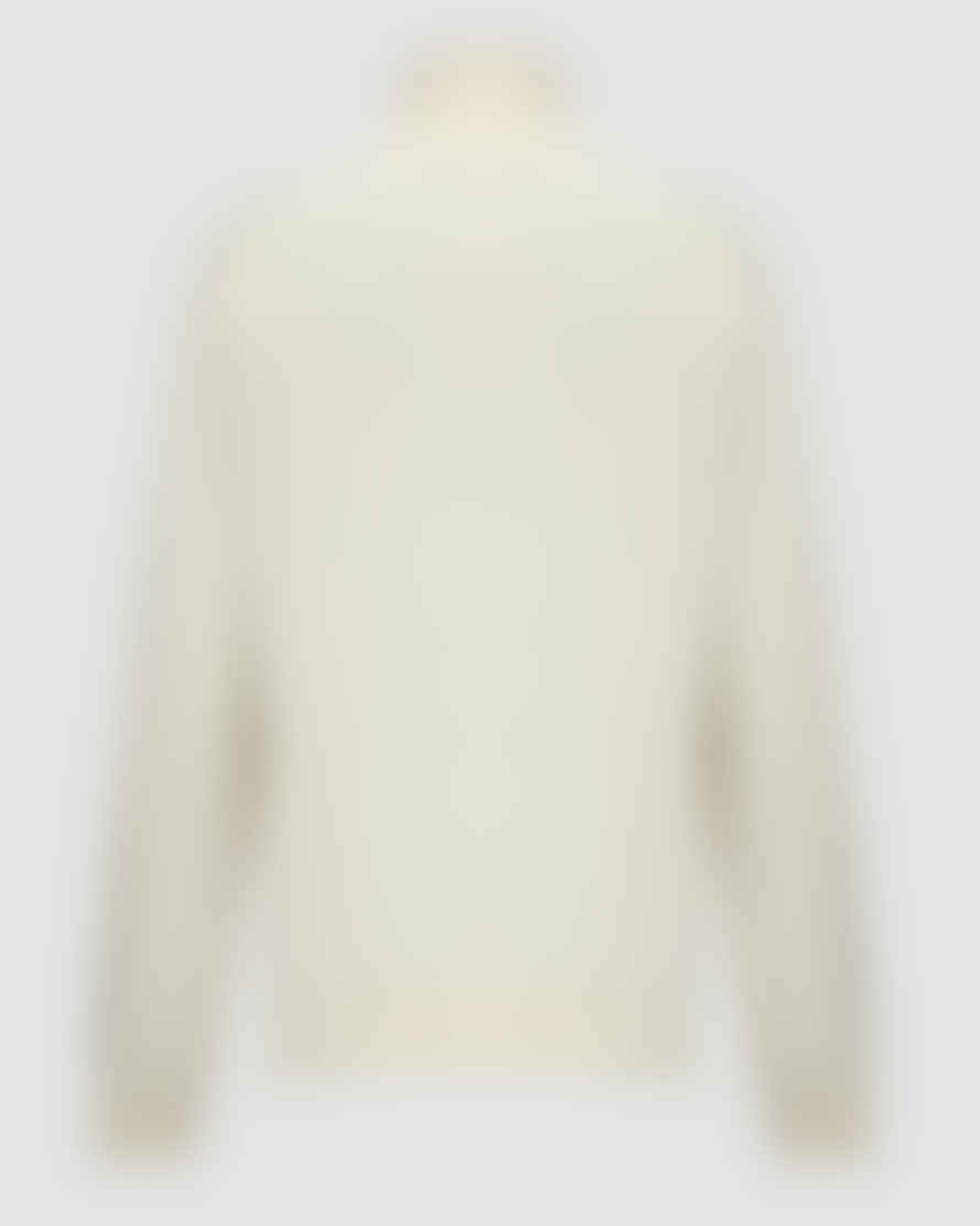 Hugo Boss Boss - H-domico Full Zip Cardigan In Cotton & Virgin Wool In Open White 50519629 131