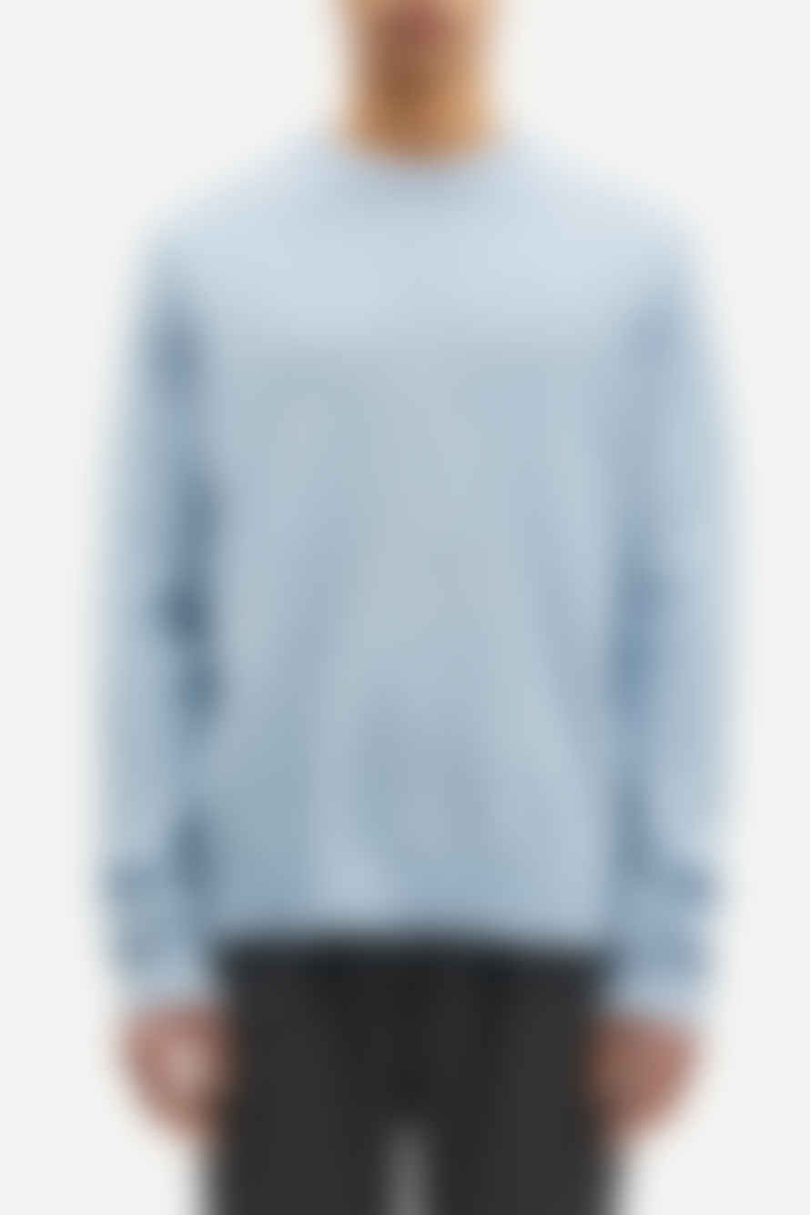  Samsoe Samsoe Subdued Blue Isak Knit Sweater