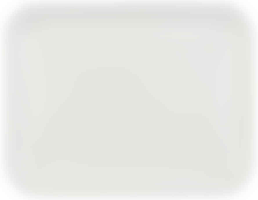 Ib Laursen White Rectangle Enamel Tray