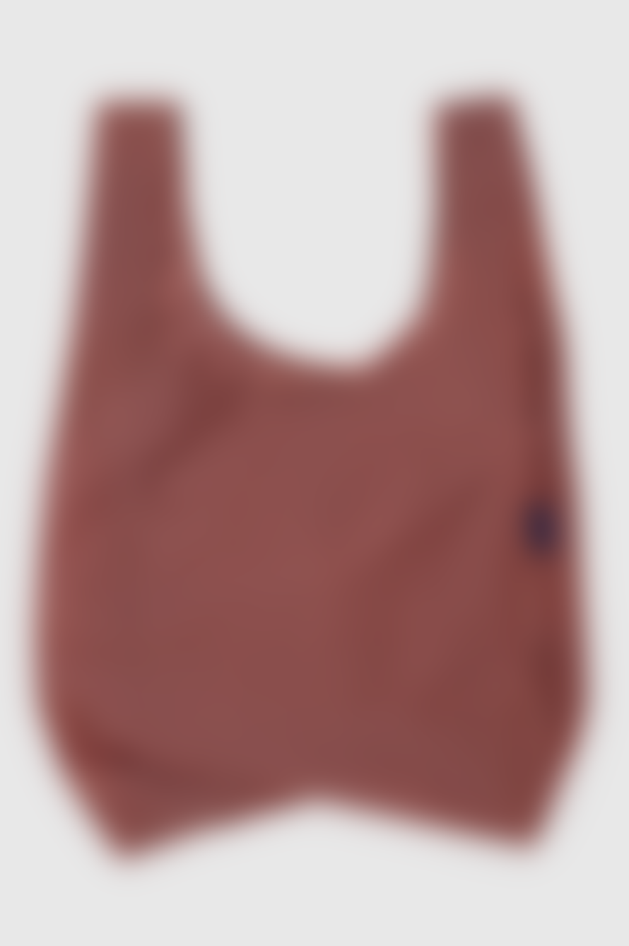 Baggu Standard Pink Brown Check Reusable Bag