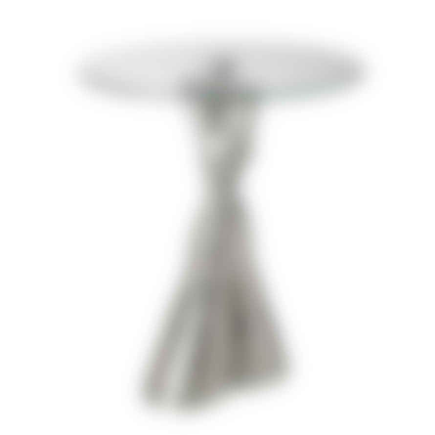 Parlane Silver Crossed Leg Side Table