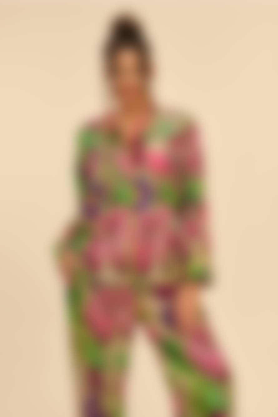 Powder Spj15 Oversized Botanical Supersoft Long Pjs