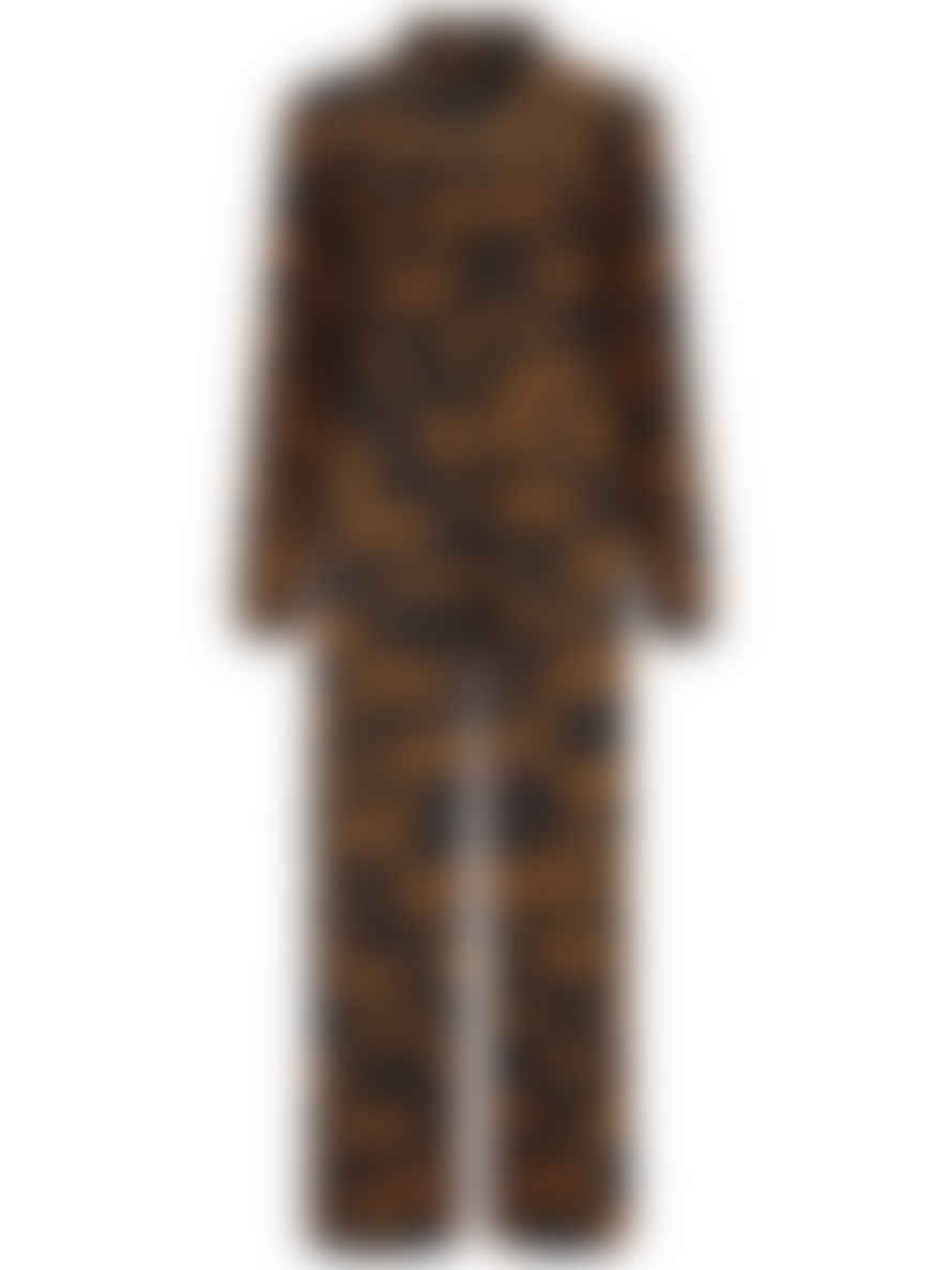 Sugarhill Gertie Cropped Jumpsuit - Leopards