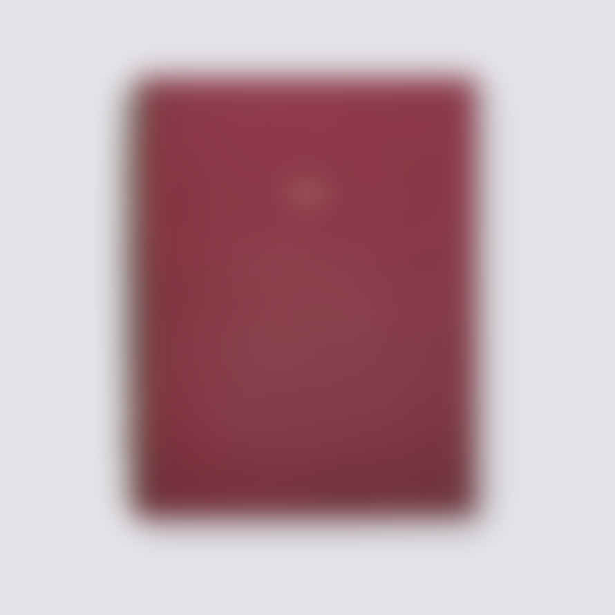 Papersmiths 2025 Weekly A5 Diary - Mulberry Red