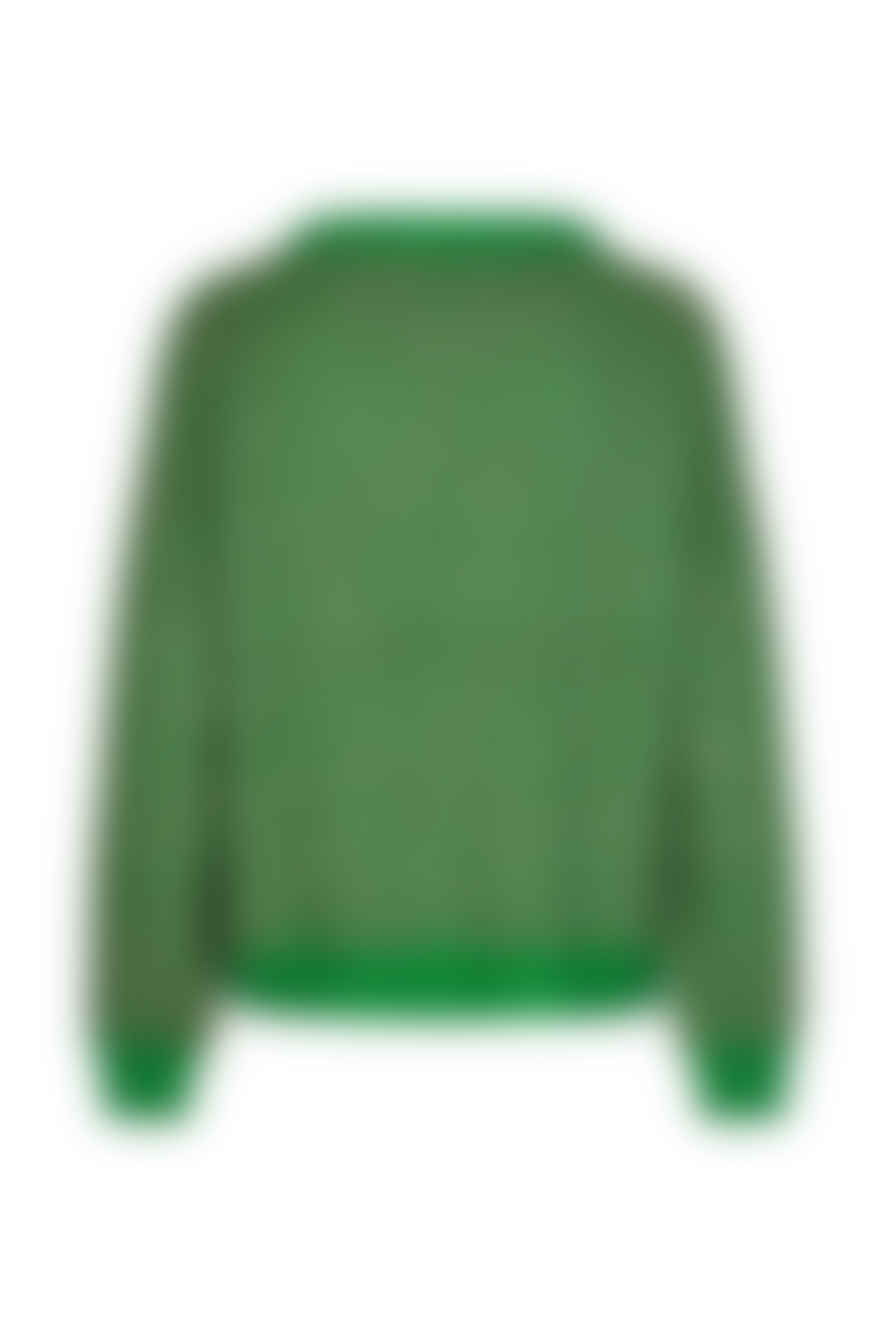 Lollys Laundry Terryll Knit Jumper Sl - Green