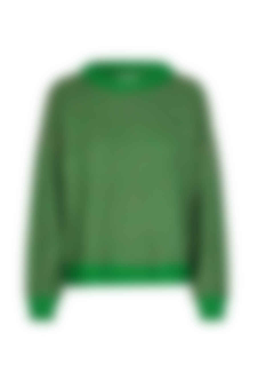 Lollys Laundry Terryll Knit Jumper Sl - Green