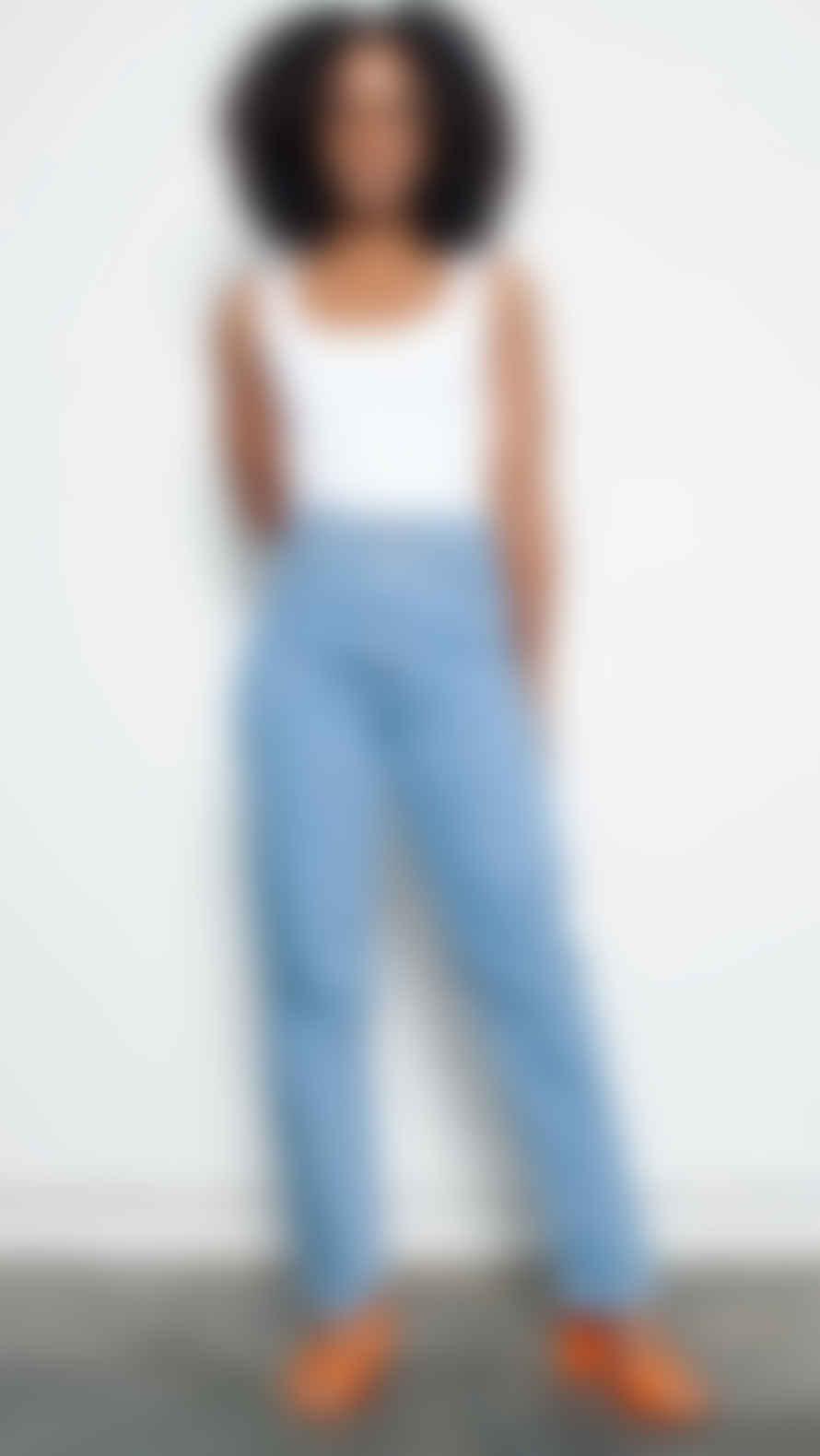 Fanfare High Waisted Organic & Recycled Plain Jeans