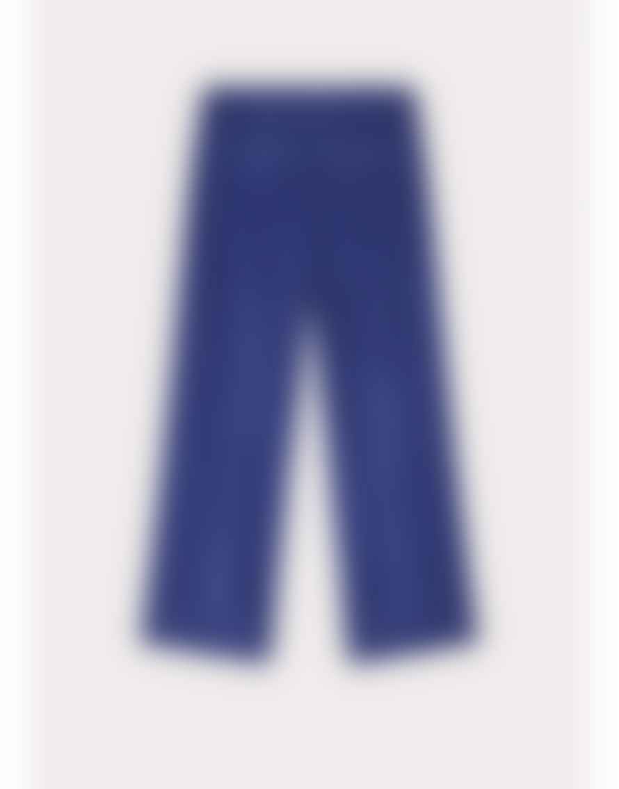 Paul Smith Button Up Slim Fit Chino Trousers Col: 45 Cobalt Blue