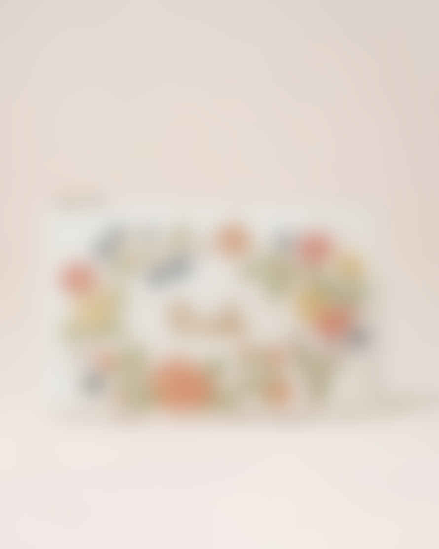 Elizabeth Scarlett Floral Bride Cream Everyday Pouch