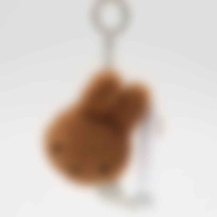 Miffy Miffy Face Keyring Cinnamon